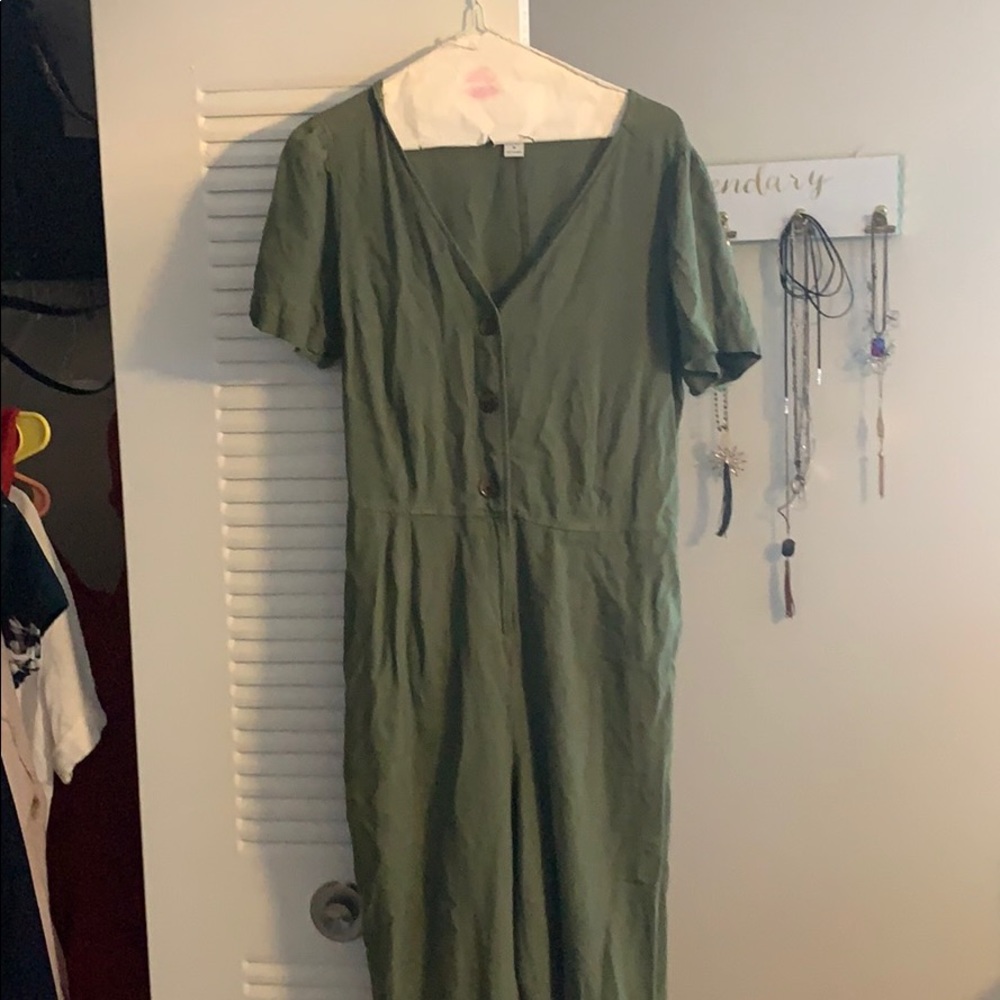 Olive jumpsuit